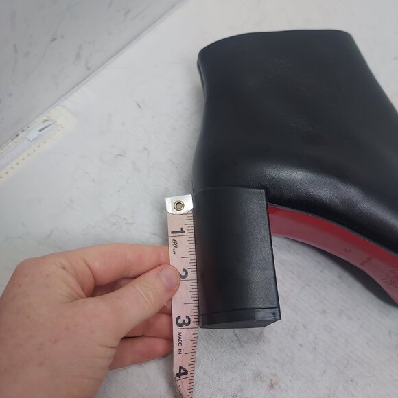 Christian Louboutin Black Heel Adoxa Ankle Boot - Picture 9 of 13